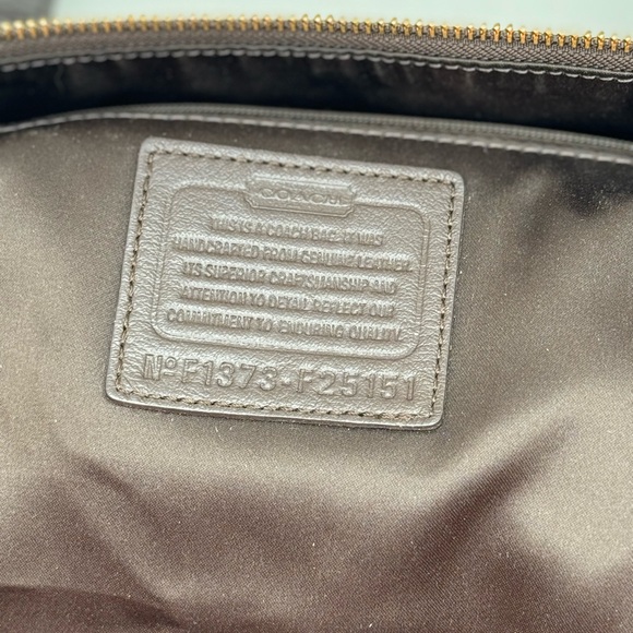 COACH MAHOGANY CAMPBELL LEATHER BELLE CARRYALL/HANDBAG Comes with COA - Picture 13 of 13